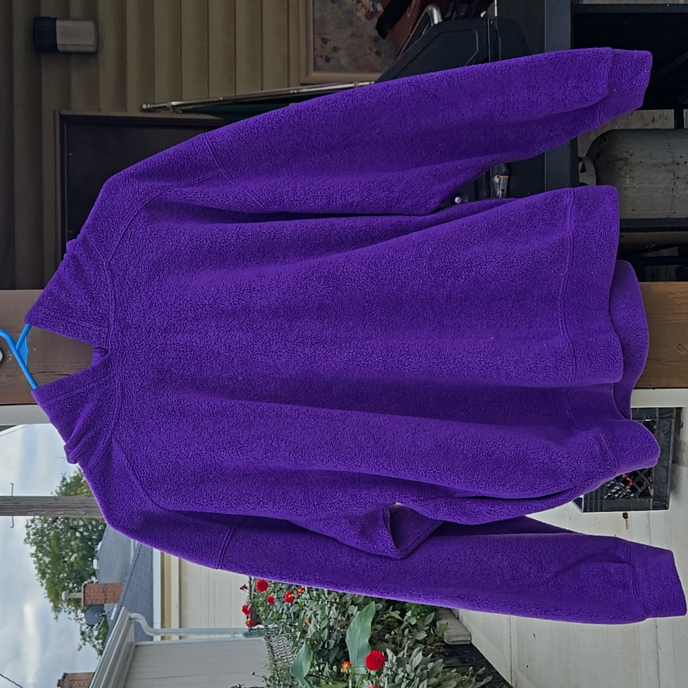 GAP Women's Vibrant Purple Hoodie Sweater